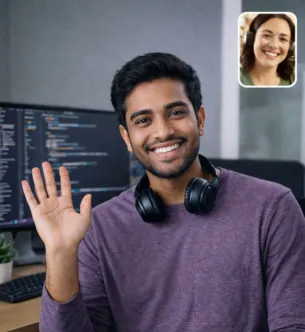 Technofra support team assisting clients in real time